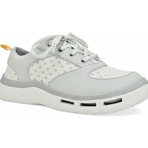 Soft Science Supreme Comfort Footwear Gray Sneakers with Vibrant Orange Insole